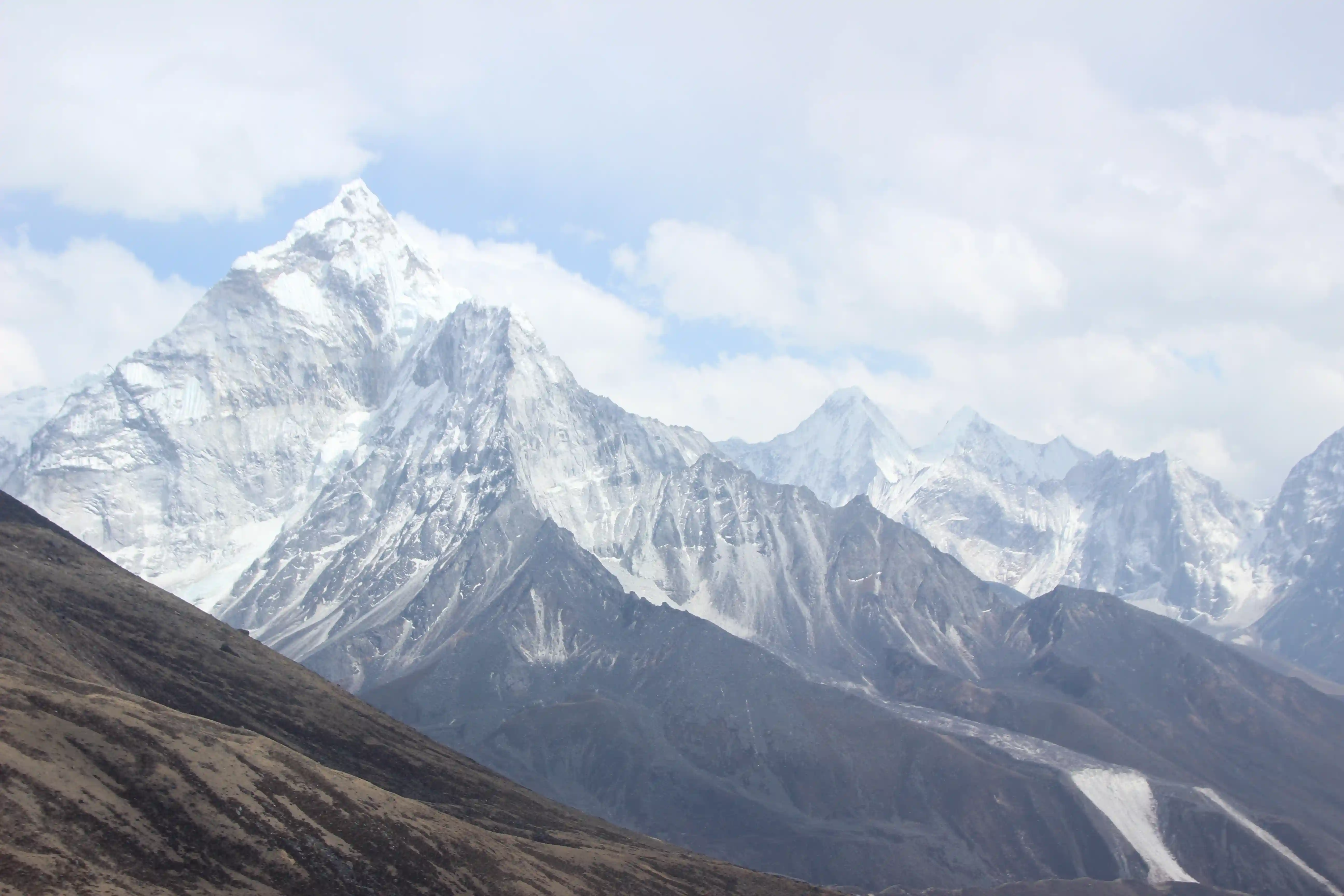 lobuche Peak with Everest  view